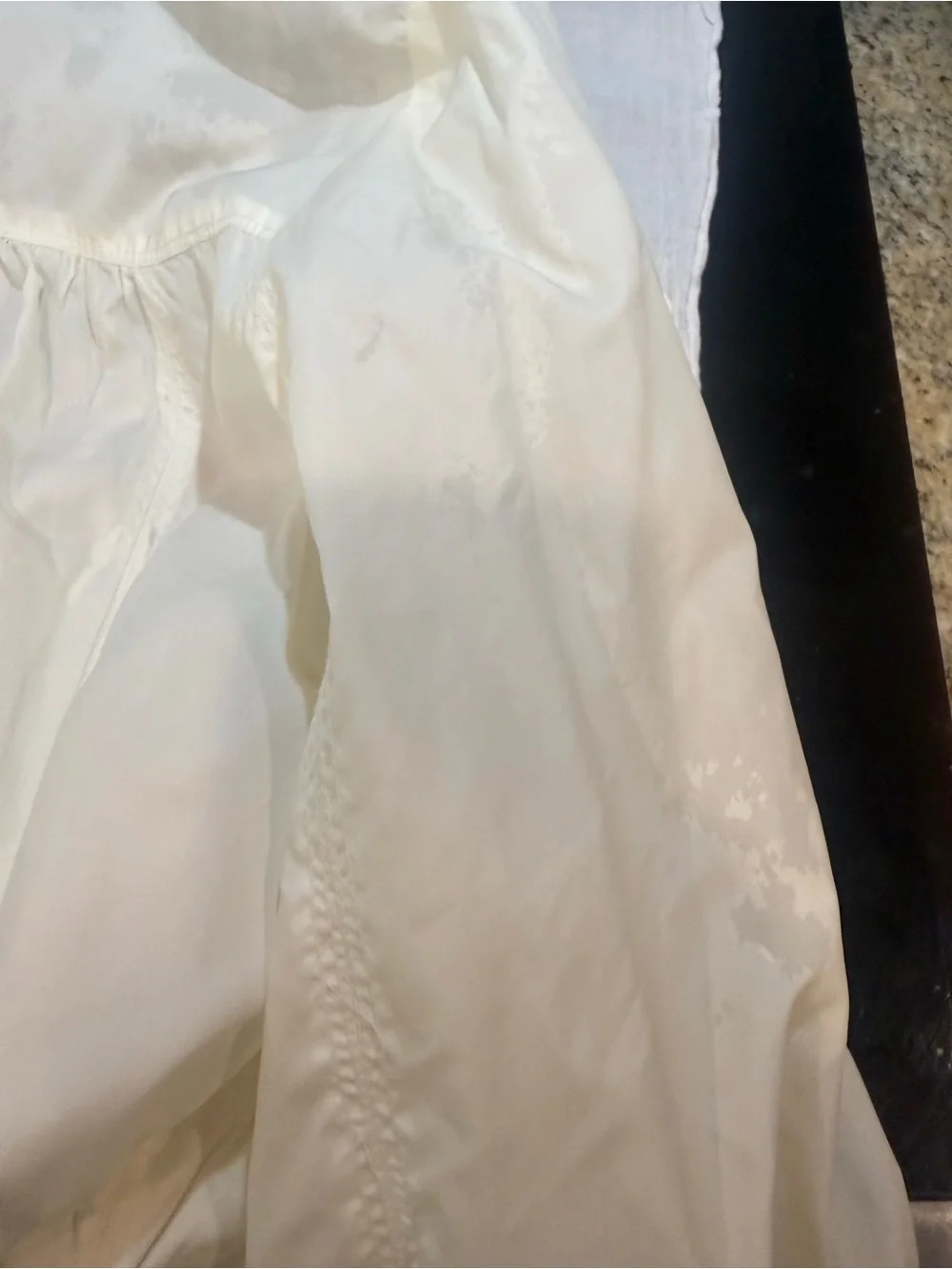 Burberry White Cream Belted Trench Coat with Zip Pockets - Picture 14 of 16